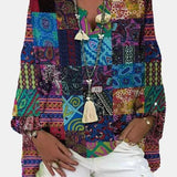 Curvy  V Neck Shirt