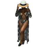 Print Three Piece Swimsuit