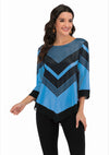 Stepford Angle Design Blouse (Curvy Sizes)