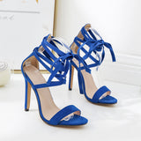 Lace up heels