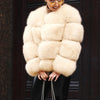 faux fur short coat