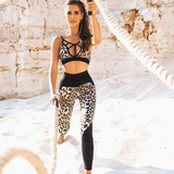 Sahara 2pc Leopard Print Yoga Set