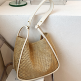 Personalized Contrast Color Summer Commuter Bag Shoulder Weave