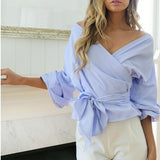 Cross Crop Blouse