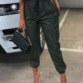 Lady Leather PU Pants