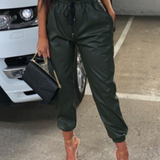 Lady Leather PU Pants