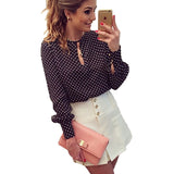 HEY Girlfriend Polka Dot Blouse