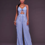 Striped  Jumpsuit