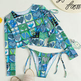 Swimsuit Ladies Split Foreign Trade Bikini Swimwear