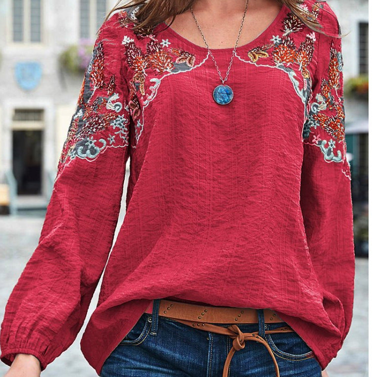 embroidery blouse