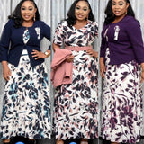 Small Blazer Long Dress Two Piece {Curvy}
