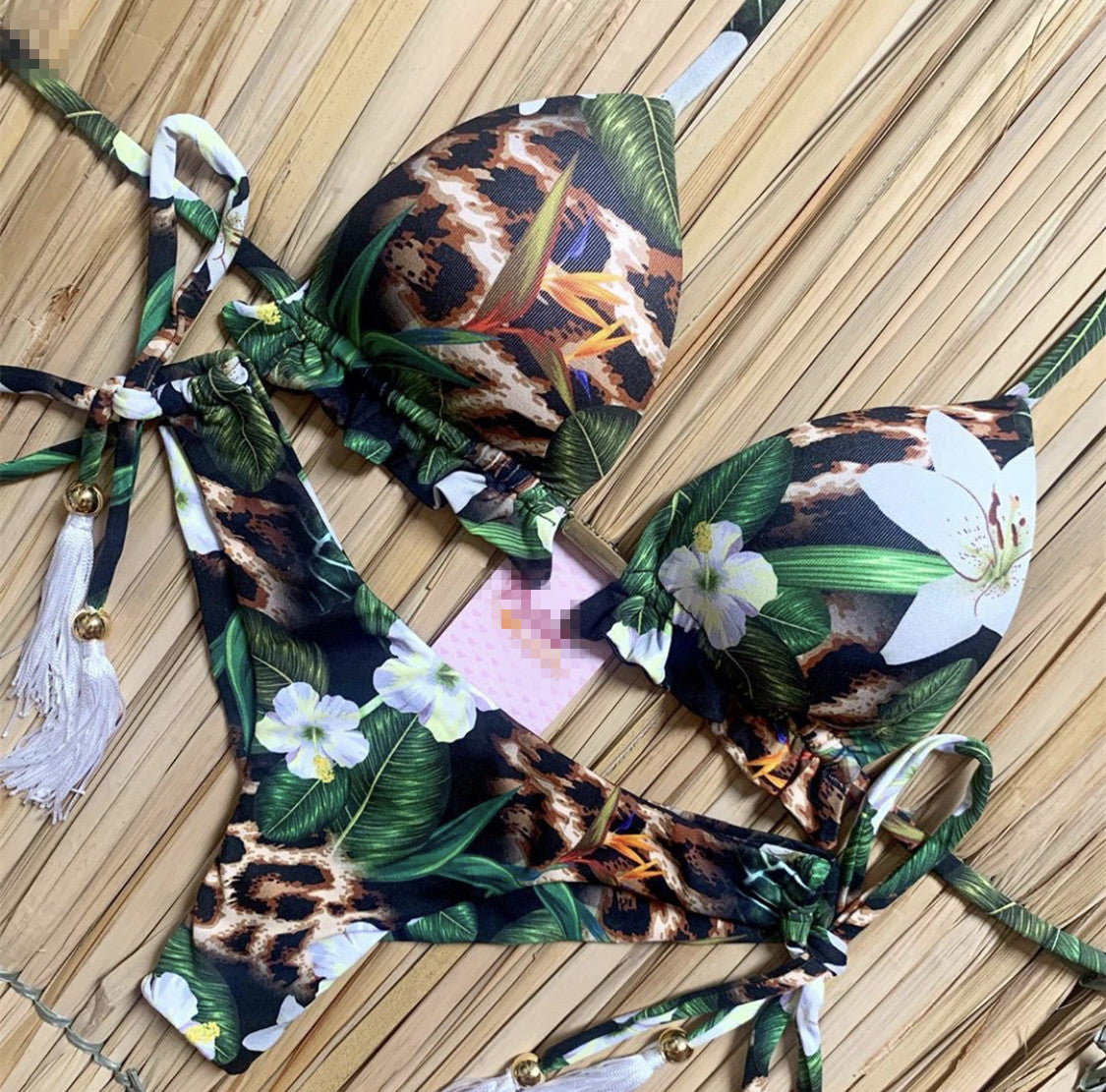floral vintage swimsuit