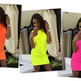 Solid fringed slim dress