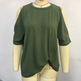 Summer New Short Sleeve T Shirt Round Neck Sweater