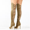 Long Boots Ladies Autumn Over The Knee Thigh High Heel Shoes