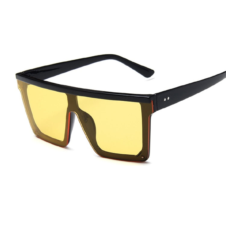 Square Sunglasses Women Vintage Oversize S