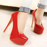 Women High Heels Platform Nightclub Pumps