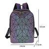 New Women Geometric Folding Backpack Bag