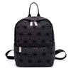 New Women Geometric Folding Backpack Bag