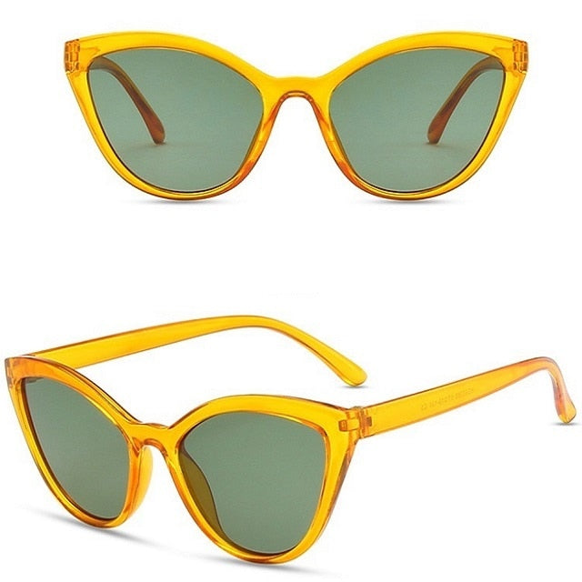Luxury Cat Eye Sunglasses  Vintage Gradient