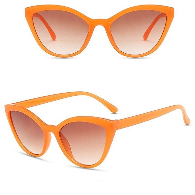Luxury Cat Eye Sunglasses  Vintage Gradient