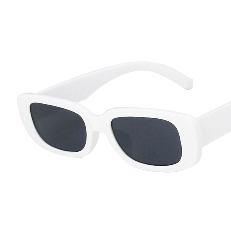 Small Rectangle Sunglasses Women Vintage Brand Designer Square