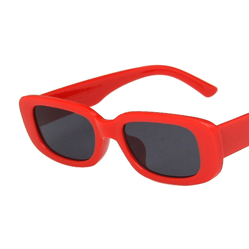 Small Rectangle Sunglasses Women Vintage Brand Designer Square