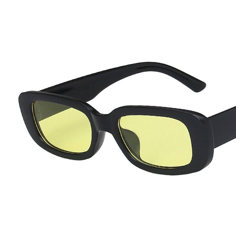 Small Rectangle Sunglasses Women Vintage Brand Designer Square