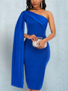 Future First Lady One Shoulder Dress (Curvy Sizes)