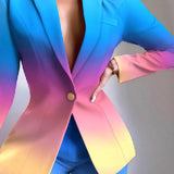 I Mean Business 2pc Suit Jacket+Short Set (Curvy Sizes)