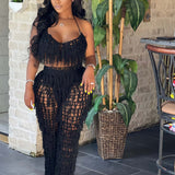 Fringe Benefits 2pc Beach Cover Up Set