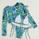 Swimsuit Ladies Split Foreign Trade Bikini Swimwear