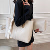 Trendy Shoulder Bag Texture Classic Tote Bag