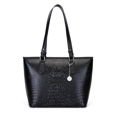 Tote Bag  Crocodile Pattern Handbag