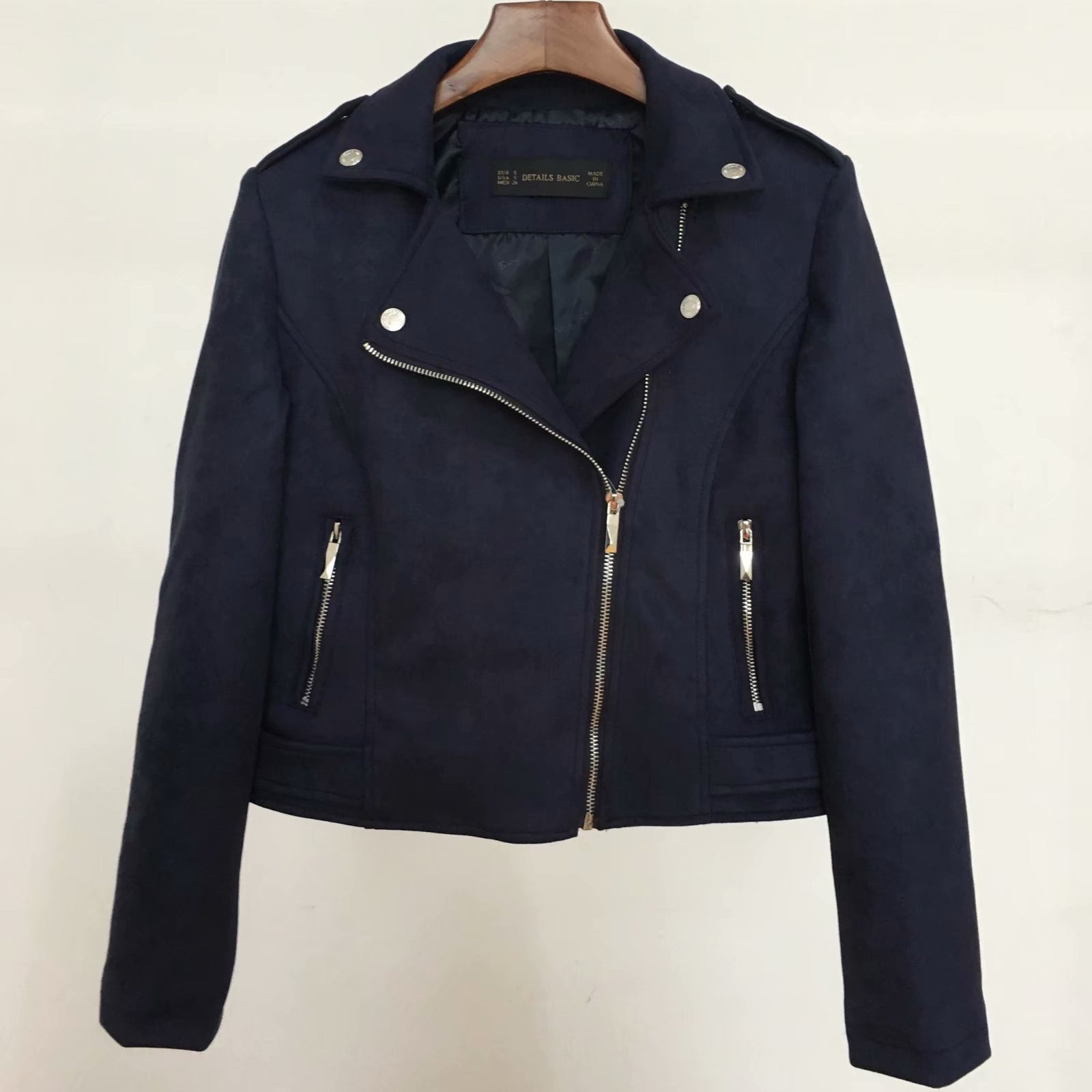 Slim Short Leather Jacket