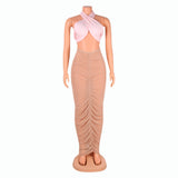 Women Mesh See-Through High Waist Skirt