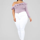 High Elastic Denim Pencil Pants