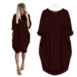 Loose Long Dress with Pockets: Comfortable & Trendy Loose Styles 