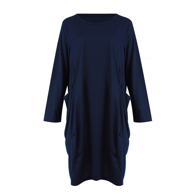 Loose Long Dress with Pockets: Comfortable & Trendy Loose Styles 