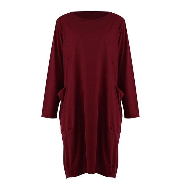 Loose Long Dress with Pockets: Comfortable & Trendy Loose Styles 