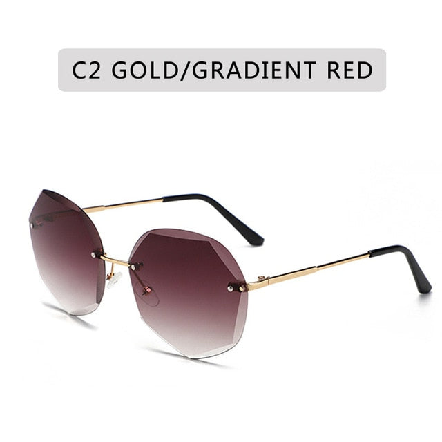Rimless Vintage Alloy Frame