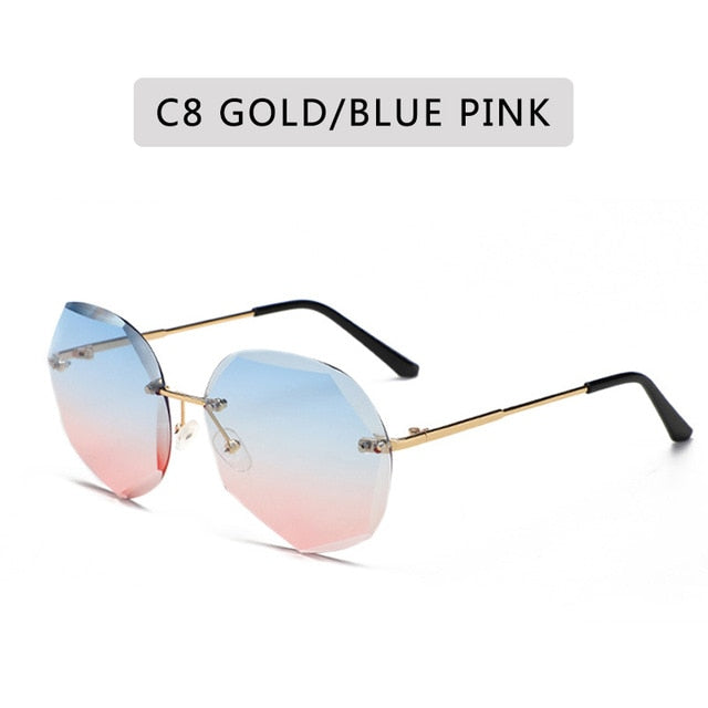 Rimless Vintage Alloy Frame