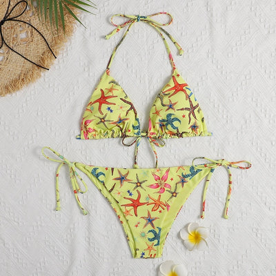 Gold Design Bikini