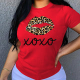 T-shirt fashion tie dye print short sleeve summer wear tees