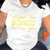 T-shirt fashion tie dye print short sleeve summer wear tees