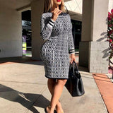 long printed skirt two-piece Dress clothing
