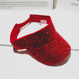 Rhinestone Visor caps