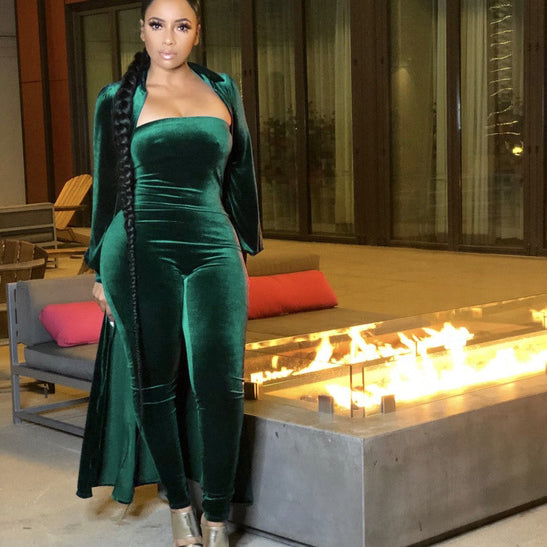 Handle With Class 2 Pc Jumpsuit Set