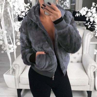 Hooded Fashion Cardigan Long-sleeved Loose Thin Coat