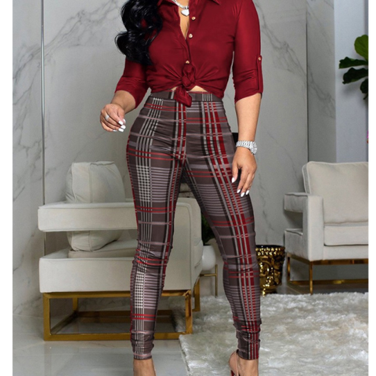 Switch Sides 2pc Pants Set